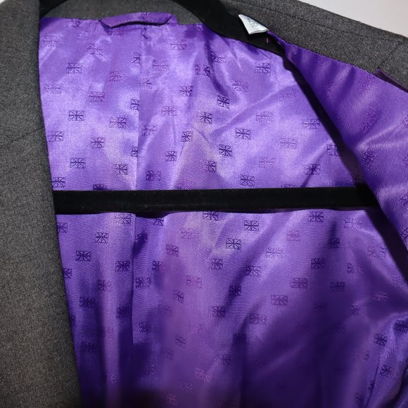 Ben Sherman Hanwll Grey Stretch Two-Button Suit Jacket Blazer Men's Size 42R-NWT - Picture 3 of 16